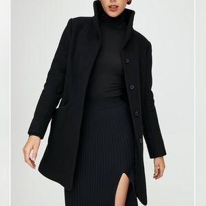 Aritzia Wilfred Cocoon Wool Coat